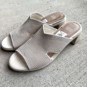 Eileen Fisher off-white sandals